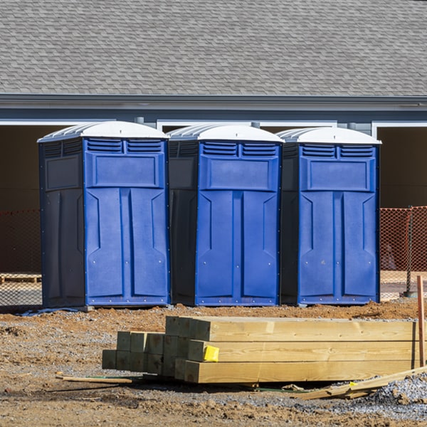 can i customize the exterior of the porta potties with my event logo or branding in Ash Flat